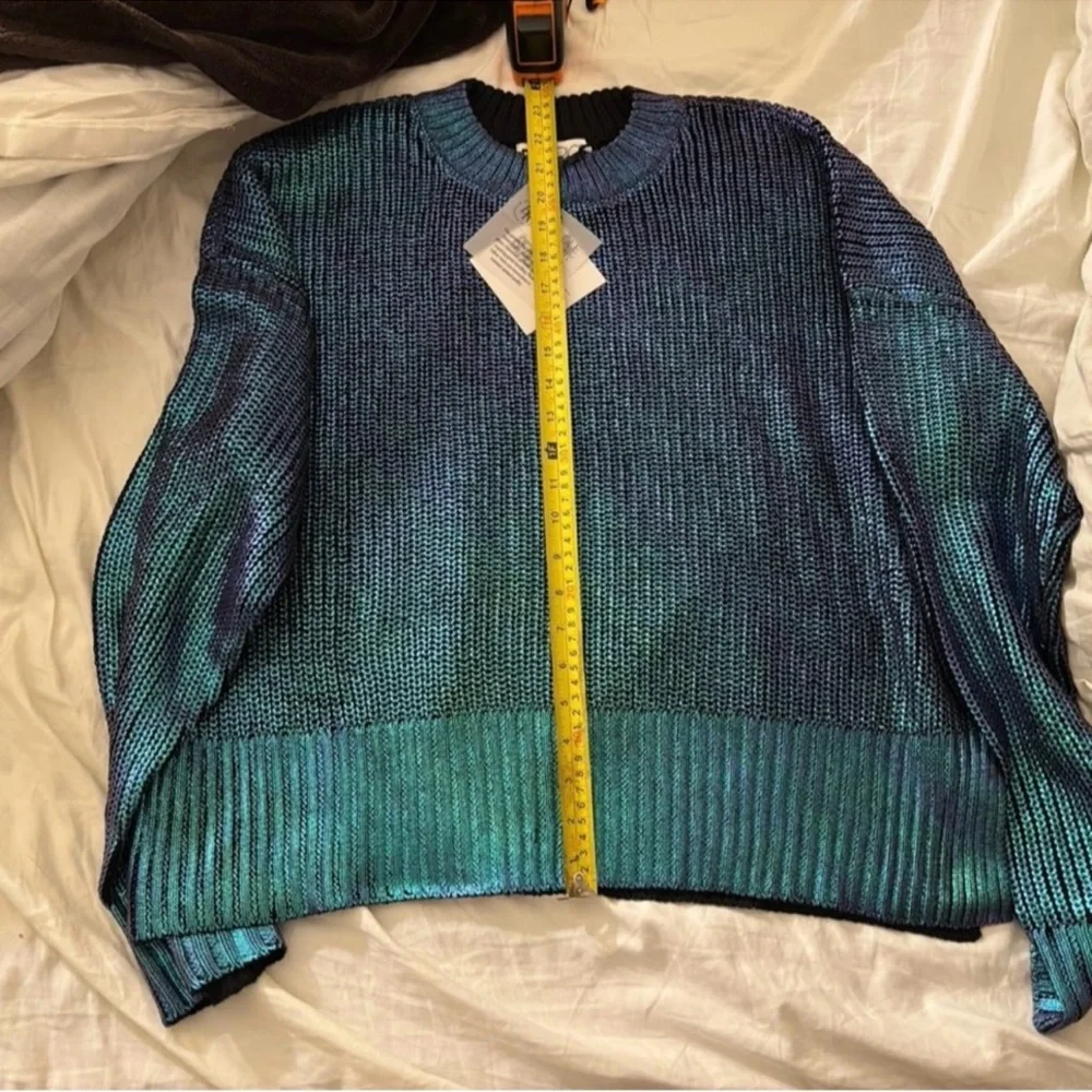 Beach Riot Teal Sweater - Picture 2 of 2